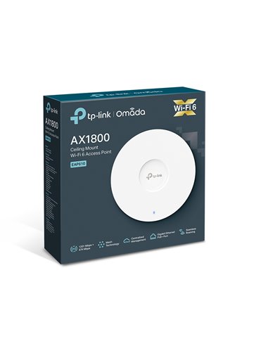 Punct de acces fără fir TP-LINK EAP610, 574 Mbps, 1201 Mbps, Alb