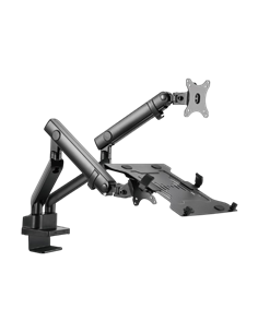 Suport birou pentru monitoare Gembird MA-DA3-02, Negru