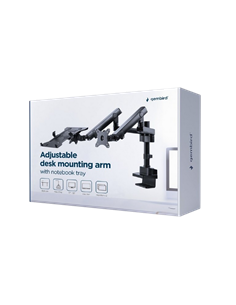 Suport birou pentru monitoare Gembird MA-DA3-02, Negru 2