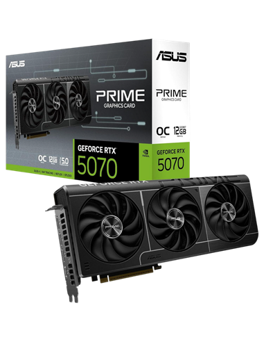 Видеокарта ASUS PRIME-RTX5070-O12G, 12ГБ GDDR7 192бит