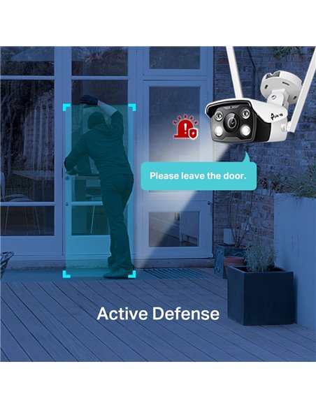 Camera de supraveghere IP TP-LINK VIGI C340-W (4mm), Alb