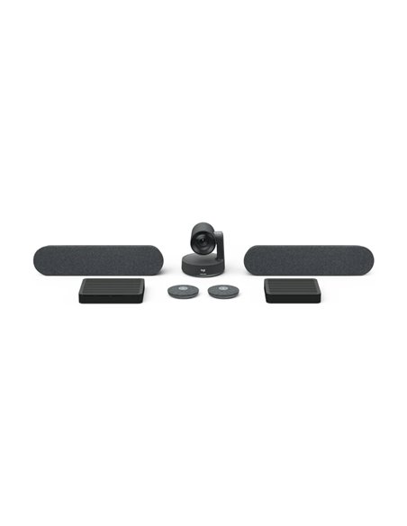 Cameră Web Logitech Rally Plus, UHD-4K, Negru