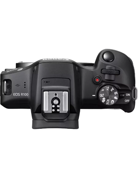 Aparat Foto Mirrorless Canon EOS R100 Black & RF-S 18-45mm f/4.5-6.3 IS STM KIT