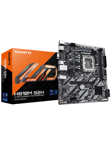 Материнская плата Gigabyte H810M S2H, LGA1851, Intel H810, Micro-ATX