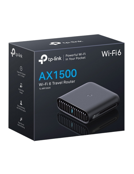 Беспроводной маршрутизатор TP-LINK TL-WR1502X, Wi-Fi, Чёрный