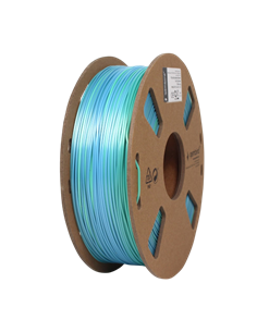 Нить для 3D-принтера Gembird 3DP-PLA-SK-01-BG, PLA, Синий | Зеленый, 1.75 мм, 1кг