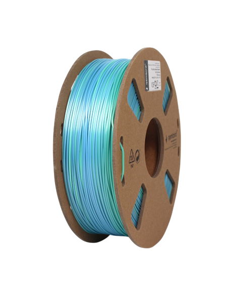 Нить для 3D-принтера Gembird 3DP-PLA-SK-01-BG, PLA, Синий | Зеленый, 1.75 мм, 1кг