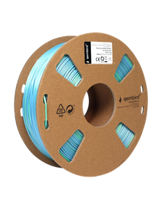 Filament pentru imprimantă 3D Gembird 3DP-PLA-SK-01-BG, PLA, Albastru | Verde, 1.75 mm, 1kg 2