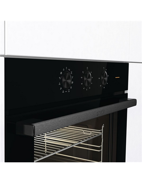 Электрический духовой шкаф Gorenje BO6727E03BG, Чёрный