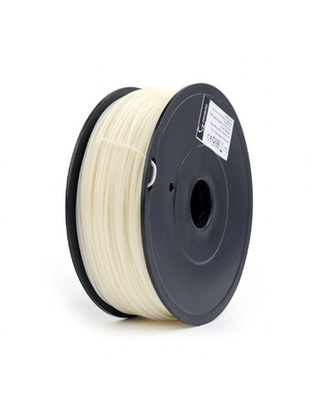 Filament pentru imprimantă 3D Gembird FF-3DP-ABS1.75-02-NAT, ABS, Alb , 1.75 mm, 0,6kg