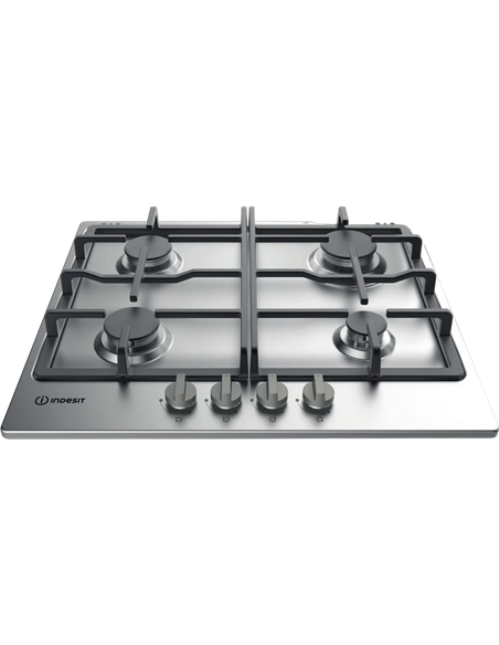 Plită pe gaz Indesit THP 641 IX/I, Oțel inoxidabil