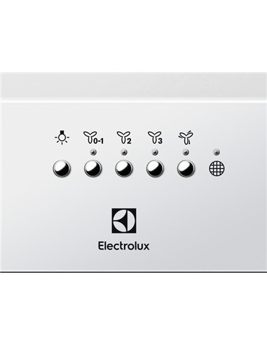 Hota încorporabilă Electrolux LFG716W, Alb