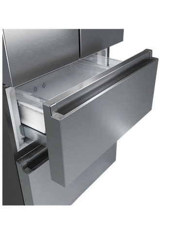Frigider Hisense RF632N4WIE1, Oțel inoxidabil