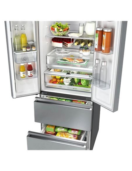 Frigider Hisense RF632N4WIE1, Oțel inoxidabil