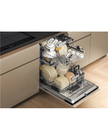Mașină de spălat vase Whirlpool W8I HT58 TS, Negru