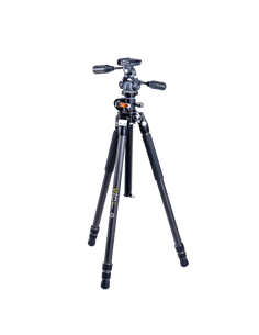 Trepied/Monopod Vanguard VEO3+ 263CP, Cap panoramic cu 3 căi, Negru