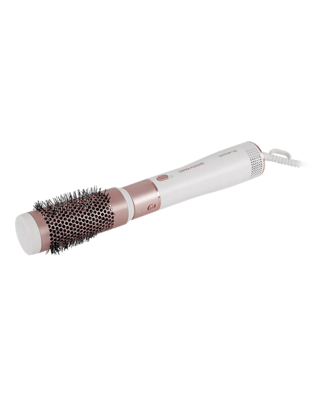 Uscător de păr-perie Polaris PHSB1214Mi, 1200W, Alb | Roz