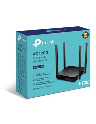 Router fără fir TP-LINK Archer C54, Negru