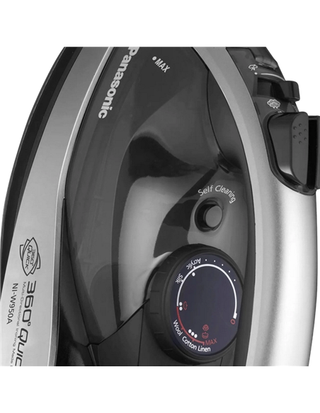 Утюг Panasonic NI-W950А, 2400Вт, Чёрный Утюг Panasonic NI-W950А, 2400Вт, Чёрный
