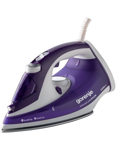 Fier de călcat Gorenje SIH2200BBC, 2200W, Violet