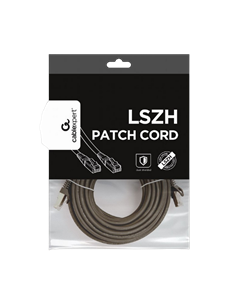 Patch cord Cablexpert PP6A-LSZHCU-BK-10M,10m, Negru 2