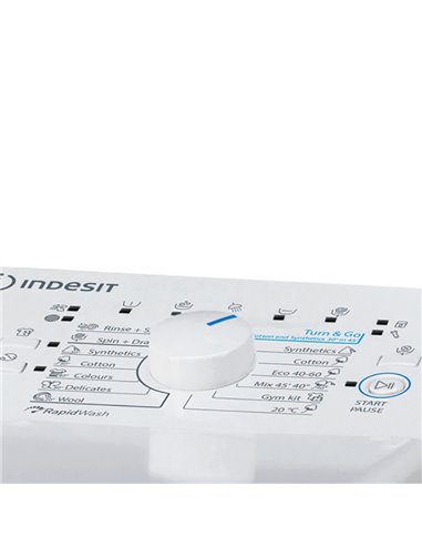 Стиральная машина Indesit BTW B7220P EU/N, 7кг, Белый