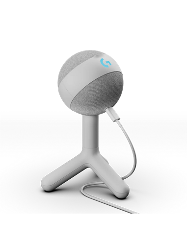 Microfon Gaming Logitech Yeti Orb RGB, USB, Alb