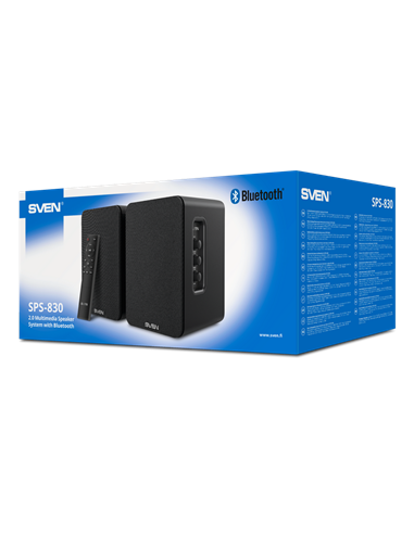 Портативная колонка 2.0 CH SVEN SPS-830, Чёрный