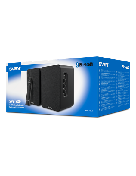 Портативная колонка 2.0 CH SVEN SPS-830, Чёрный