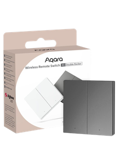 Умный выключатель AQARA Wireless Switch H1 (Double Rocker), Серый 2