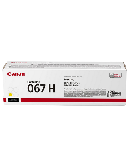 Тонер-картридж Canon CRG-067H, Жёлтый