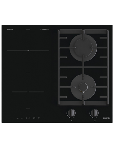 Plită incorporabilă mixtă Gorenje GCI691BSC, Negru