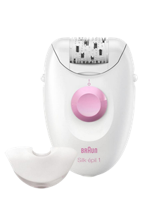 Epilator Braun SE 1-010, Alb | Roz