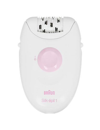 Эпилятор Braun SE 1-010, Белый | Розовый
