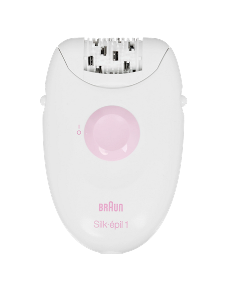 Epilator Braun SE 1-010, Alb | Roz