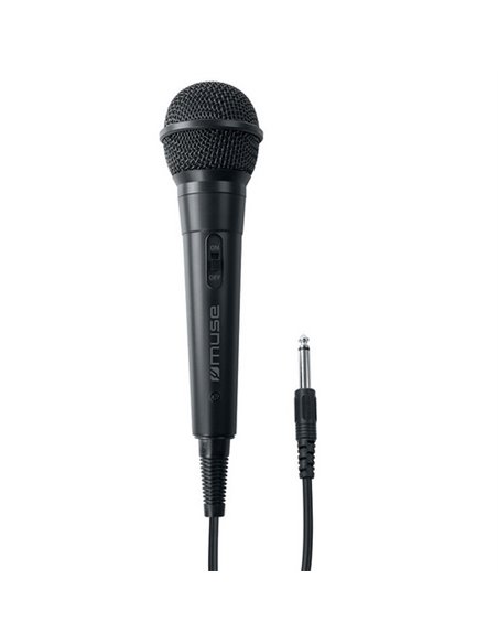 Microfon Karaoke MUSE MC-20 B, Cu fir, Negru