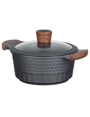 Cratiță RESTO 93501, 2.6L, 20cm, Negru