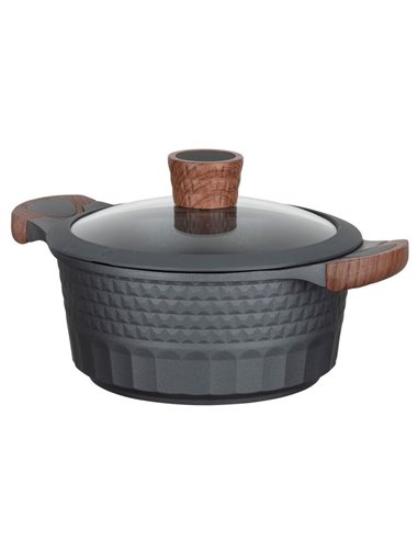 Cratiță RESTO 93501, 2.6L, 20cm, Negru