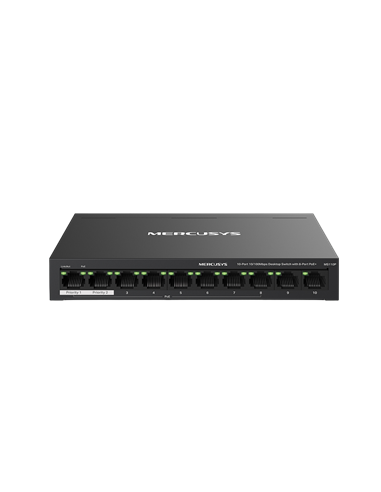 PoE коммутатор MERCUSYS MS110P, 8x IEEE 802.3af/at
