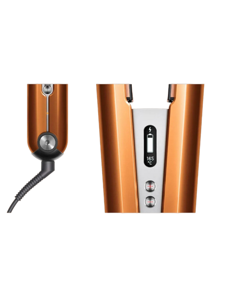 Placă de îndreptat părul Dyson Corrale HS07, Nickel | Copper