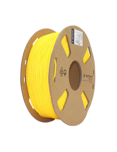 Filament pentru imprimantă 3D Gembird 3DP-TPE1.75-01-Y, TPE, Galben, 1.75 mm, 1kg