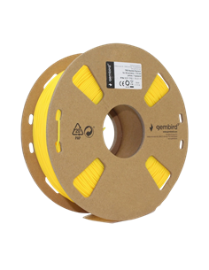 Нить для 3D-принтера Gembird 3DP-TPE1.75-01-Y, TPE, Желтый, 1.75 мм, 1кг 2
