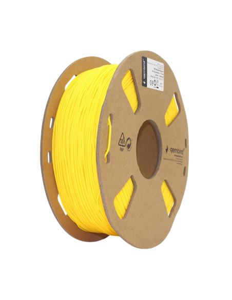 Filament pentru imprimantă 3D Gembird 3DP-TPE1.75-01-Y, TPE, Galben, 1.75 mm, 1kg
