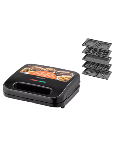Aparat pentru sandwich multifunctional Ardesto SM-H500B, Negru