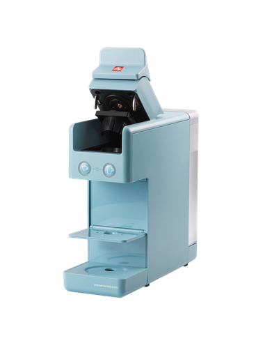 Cafetiera cu capsule illy Y3.3, 1250W, Albastru