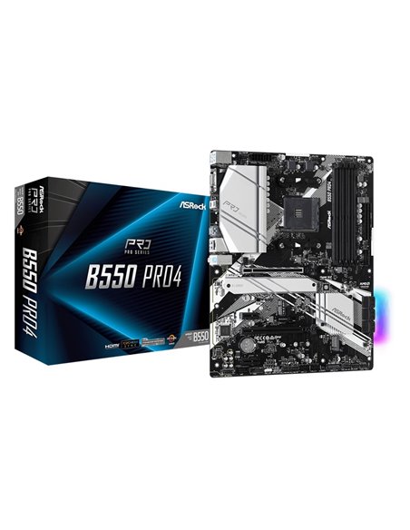 Материнская плата ASRock B550 PRO4, AM4, AMD B550, ATX