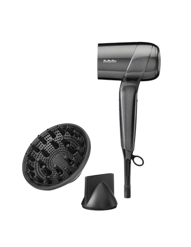 Uscător de păr BaByliss D6200DE, 1600W, Gri