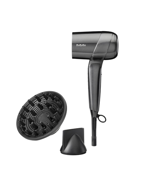 Фен BaByliss D6200DE, 1600Вт, Серый
