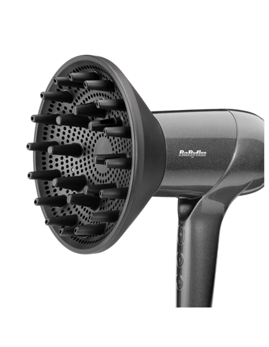 Фен BaByliss D6200DE, 1600Вт, Серый