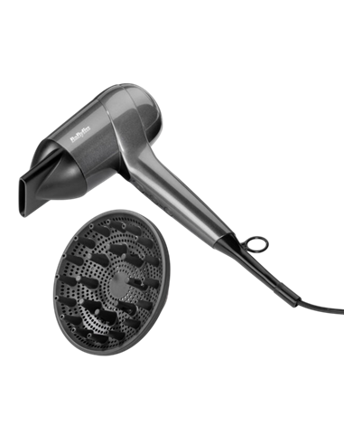 Uscător de păr BaByliss D6200DE, 1600W, Gri